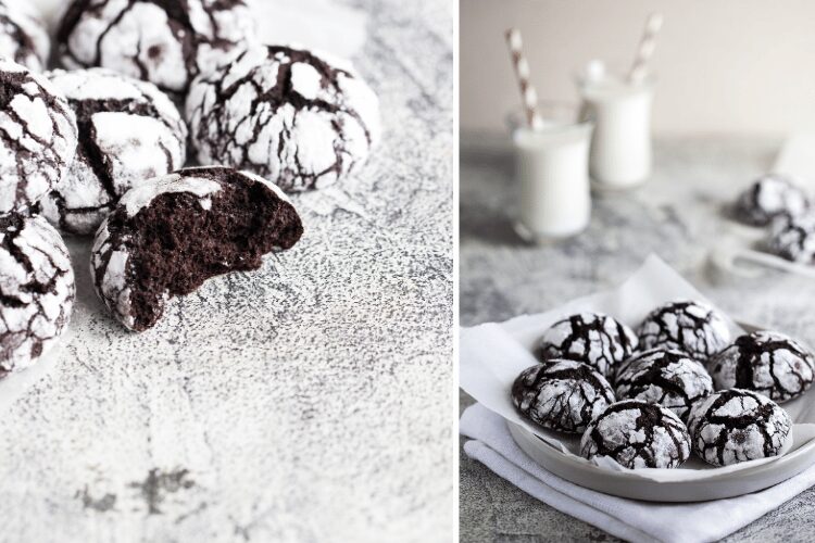 Chocolate Crinkle Cookies