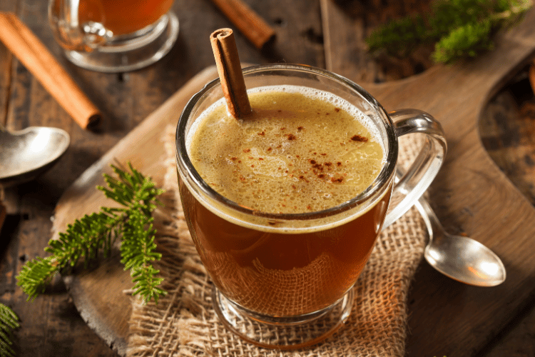 Hot buttered rum